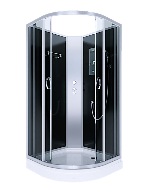 Душевая кабина ERLIT 35 серия ER3509PE-C2-RUS тонированное стекло, фото 1